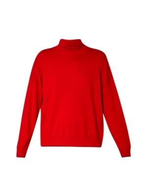 Czerwone Swetry z Dodatkami Lurex® Liu Jo