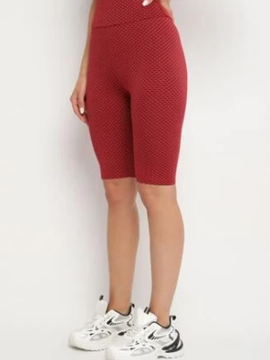 Czerwone Szorty Kolarki z Efektem Push-Up Briala