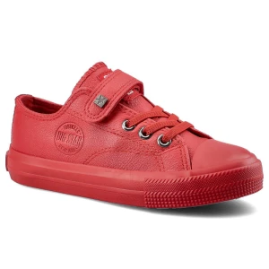 Czerwone Trampki Big Star Dziecięce Buty Na Rzep