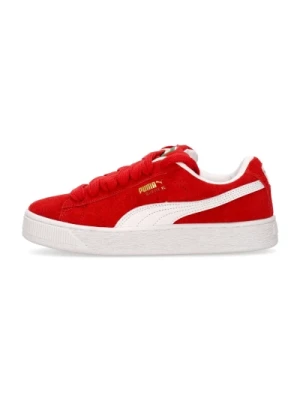 Czerwono-Biały Suede XL Streetwear Sneaker Puma
