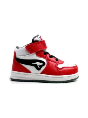 Czerwono-czarne buty sportowe KangaROOS