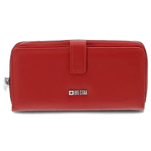 Zdjęcie produktu Czerwony Elegancki Portfel Damski Big Star Big Star Accessories