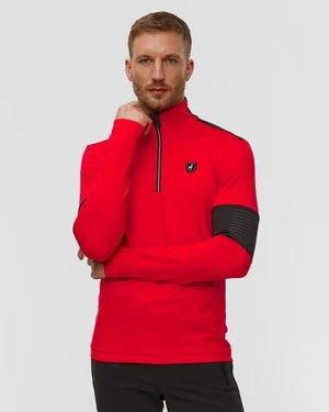 Czerwony Golf Narciarski Męski Toni Sailer Victor