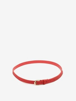 Czerwony Klasyczny Wąski Pasek z Klamrą Revandrine jordan