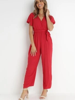 Czerwony Kombinezon z Wiskozy Cephinous cflo