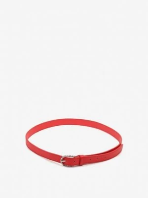 Czerwony Pasek z Metaliczną Klamrą Filessa jordan