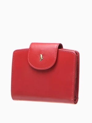 Czerwony portfel damski skórzany Puccini
