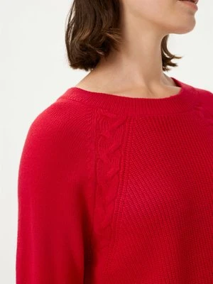 Czerwony sweter damski Henny z wełną merino – Urban Wild Olsen