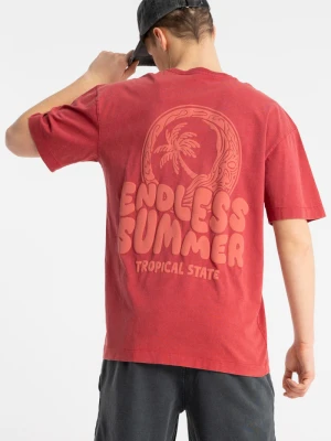 Zdjęcie produktu T-shirt chłopięcy loose szeroki z nadrukiem Reporter