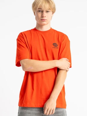 T-shirt chłopięcy loose z nadrukiem Reporter
