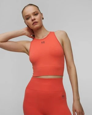 Czerwony top sportowy damski Pe Nation Restore Seamless Tank