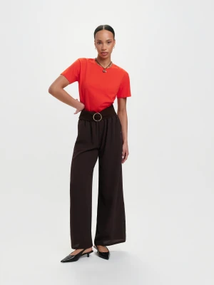 Czerwony top w prążek Top Secret