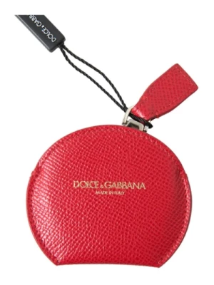 Czerwony Uchwyt na Lusterko do Ręki Dolce & Gabbana