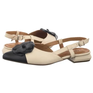 Czółenka Aleksa Beige/Black (NP100-a) Nepeke