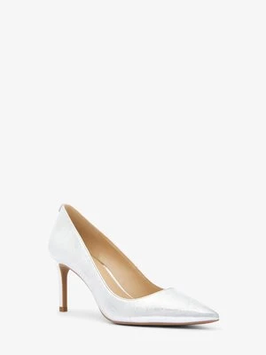 Czółenka Alina Flex z metalicznej skóry z efektem spękania MICHAEL Michael Kors