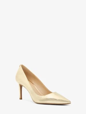 Czółenka Alina Flex z metalicznej skóry z efektem spękania MICHAEL Michael Kors