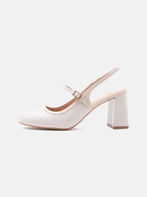 Czółenka Anna Field Wide Fit By Zalando beżowy