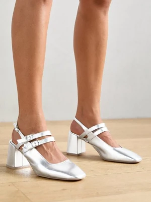 Czółenka Anna Field Wide Fit By Zalando srebrny
