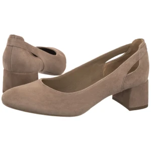 Czółenka Beżowe D4NP9_T_ _4RG (RY1309-a) Ryłko