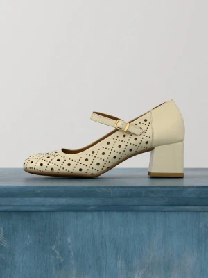 Czółenka Billi Bi mleczny
