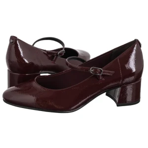 Czółenka Bordowe Lakierowane 1-22312-43 537 Merlot (TM555-b) Tamaris
