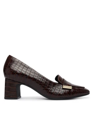Czółenka Clarks Fernie Edge 26327185 Brązowy ciemny
