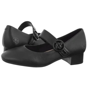 Czółenka Czarne 43455-00 Black (RI372-a) Rieker