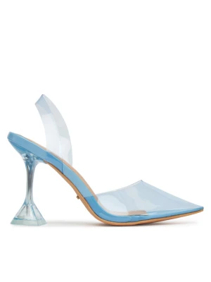Czółenka DeeZee ZALHT-02 BLUE PU Bezbarwny