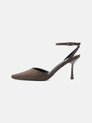 Czółenka Even&Odd By Zalando ciemnobrązowy