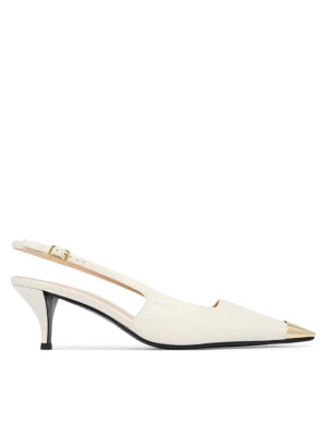 Czółenka Furla Metal Slingback YM29FML X30000 CN 1704S Kremowy