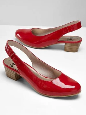 Czółenka Jana z paskiem na pięcie, wygodna tęgość bonprix