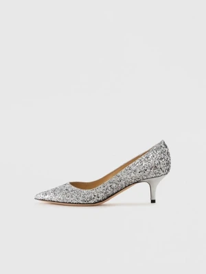 Czółenka Jimmy Choo srebrny