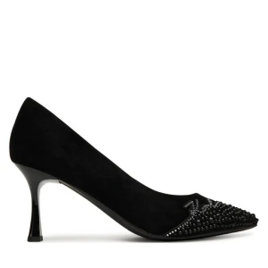 Czółenka KARL LAGERFELD Sienna Signature Pump KL32712 Czarny