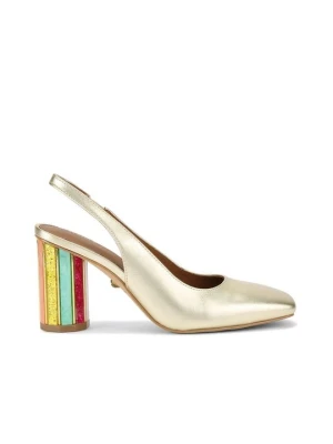 Czółenka Kurt Geiger złoty
