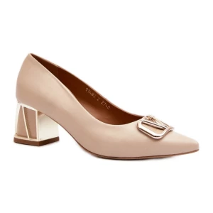 Czółenka Laura Messi 2740/248-829 Beige beżowy