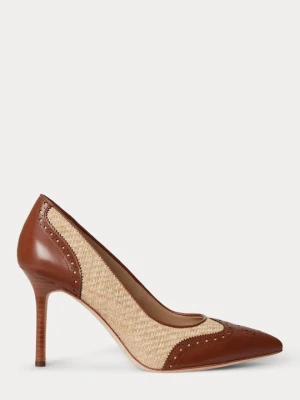 Czółenka Lauren Ralph Lauren tan