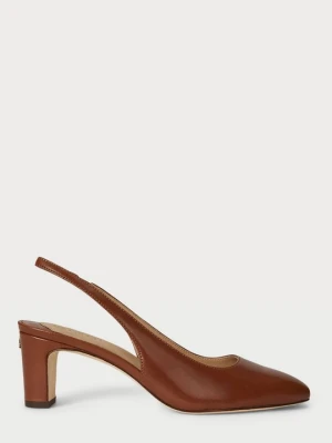 Czółenka Lauren Ralph Lauren tan