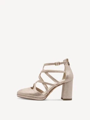 Czółenka metaliczny - TAMARIS