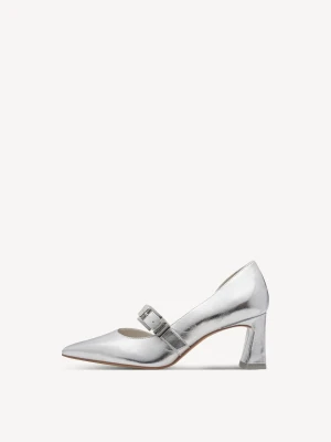 Czółenka metaliczny - TAMARIS