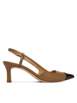 Czółenka MICHAEL Michael Kors Alora Toe Cao Mid Sling 40R6AOMS1L Brązowy