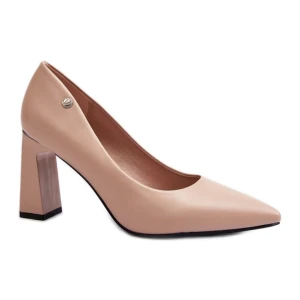 Czółenka Model Giseleni 62106 Beige - Step in style beżowy