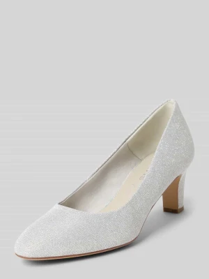 Czółenka na eleganckim słupku tamaris