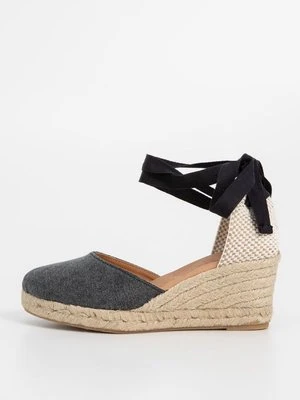 Czółenka na koturnie Kanna