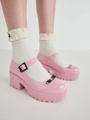 Czółenka na platformie Koi Footwear różowy