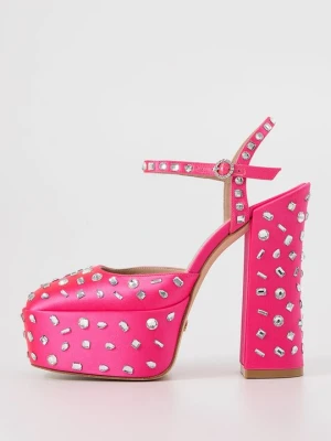 Czółenka na platformie Stuart Weitzman biały