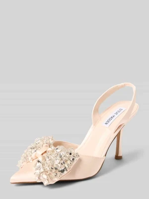 Czółenka na szpilce z obszyciem ozdobnymi kamieniami Steve Madden