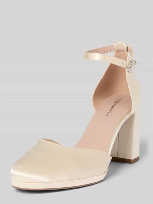 Czółenka na wysokim obcasie słupku tamaris