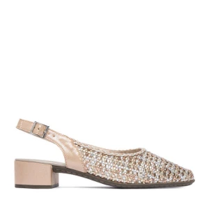 Czółenka Rieker CEO-47078-90 Złoty