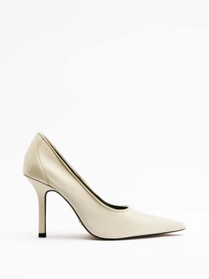 Czółenka SKIN ze skóry nappa PATRIZIA PEPE