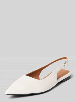 Czółenka skórzane model 'HERMINE' z naturalnej skóry z paskiem z tyłu Vagabond